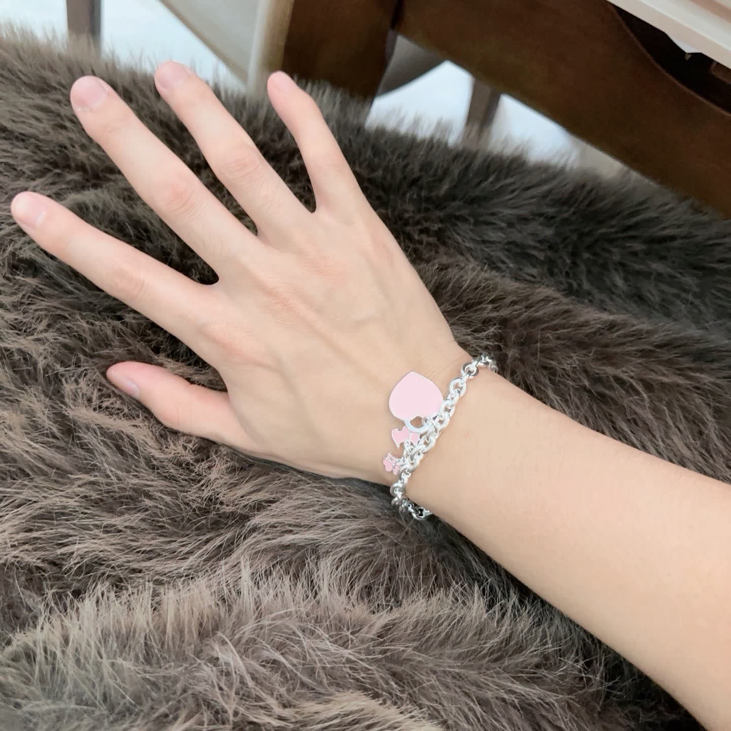 Tiffany & Co. Heart Charm Bracelet